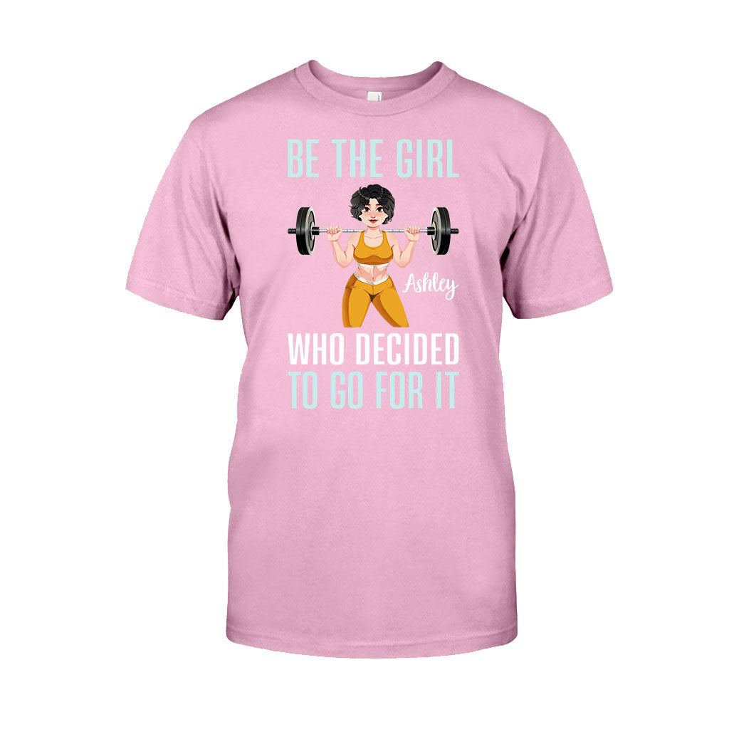 Sie hat sich dazu entschlossen, es zu wagen – personalisiertes Fitness-T-Shirt und Hoodie