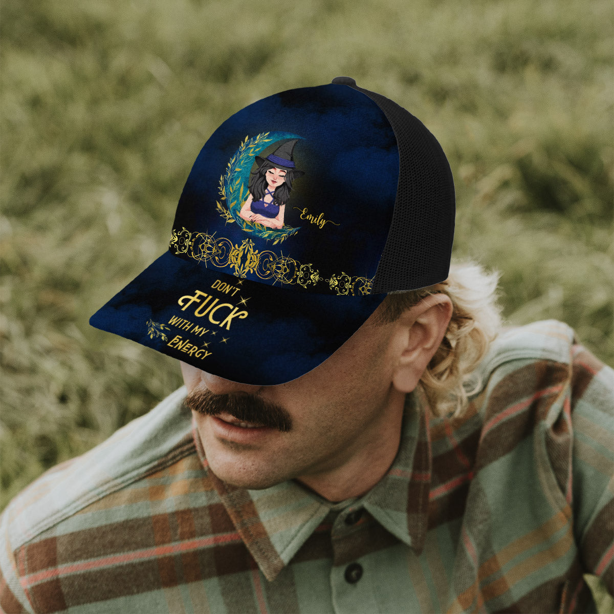 Don't F With My Energy - Personalized Witch Trucker Hat