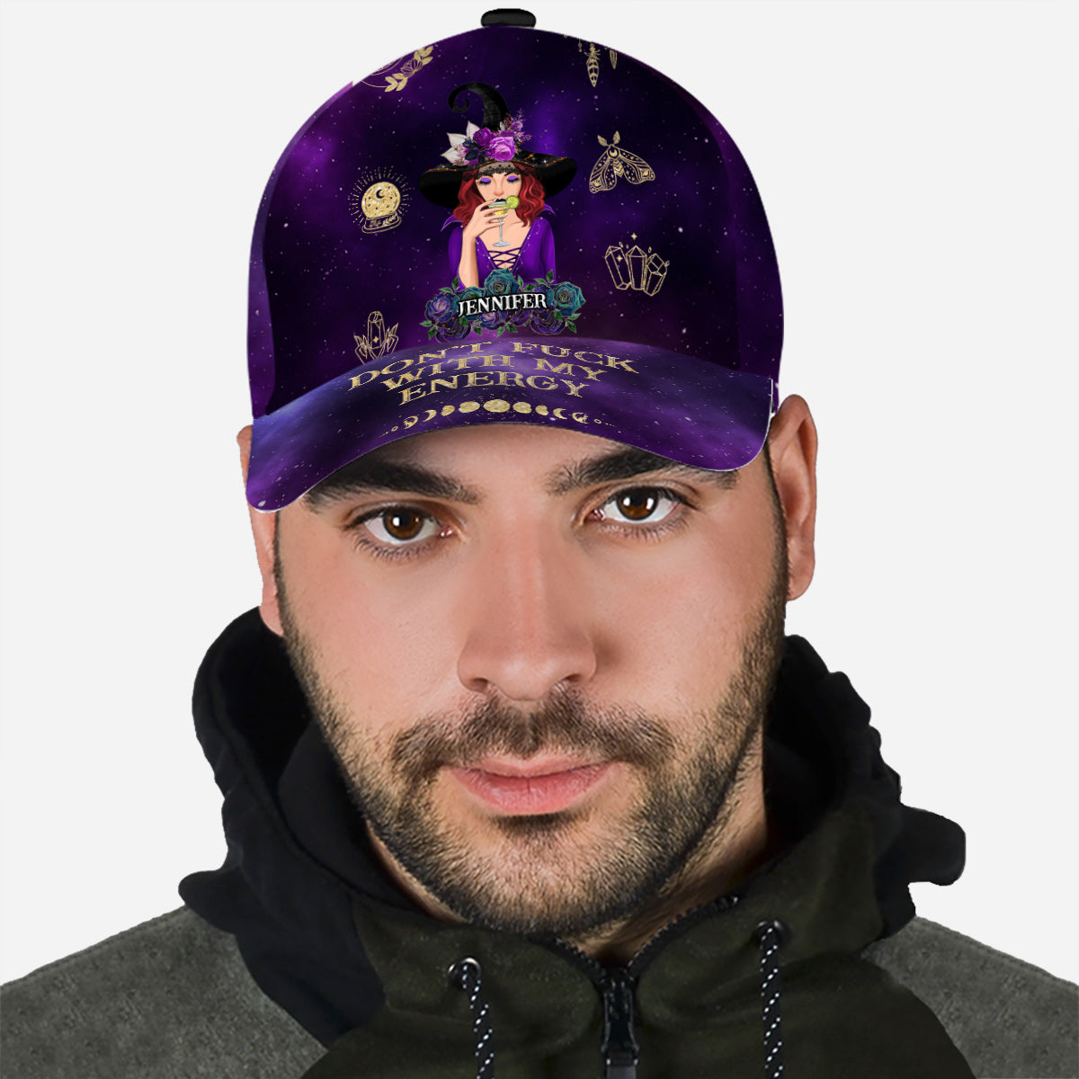 Don't F With My Energy - Personalized Witch Classic Cap