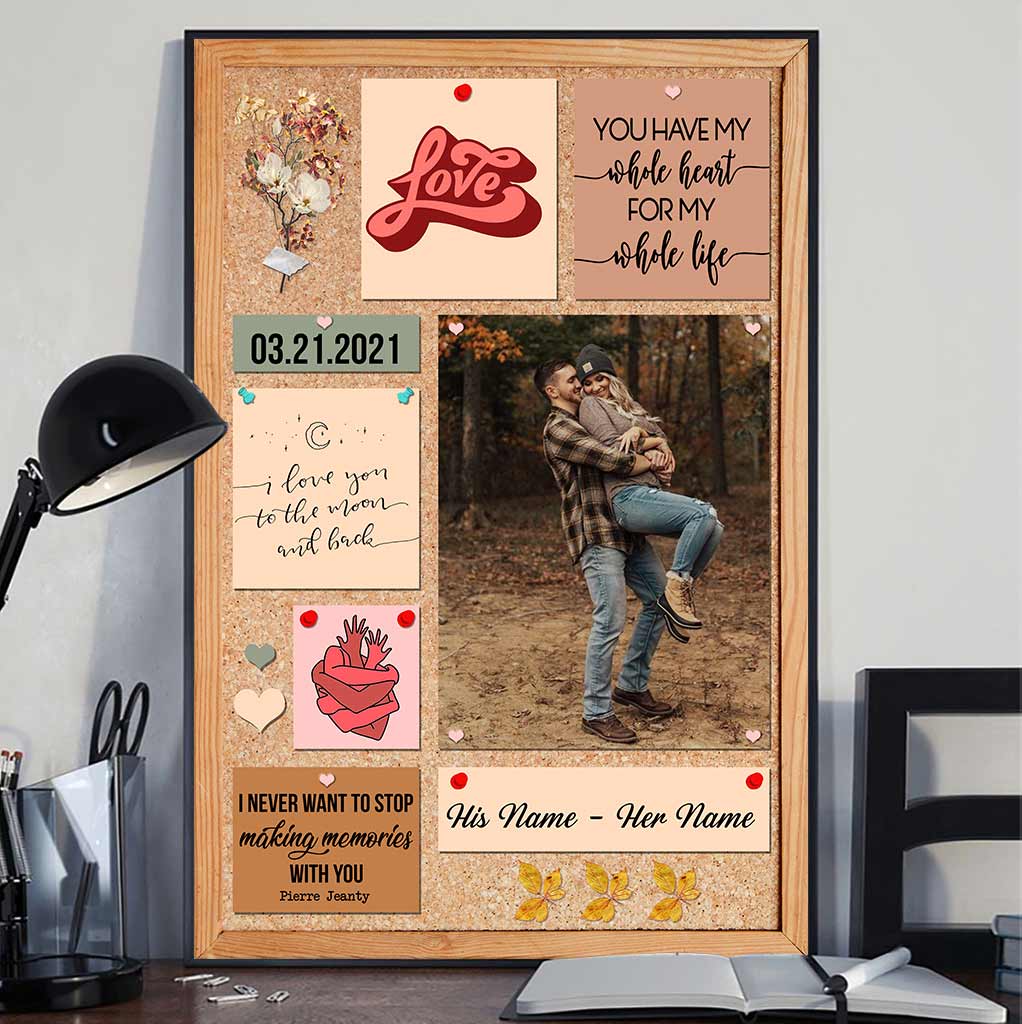 Everything Is Better With You - Personalized Couple Poster
