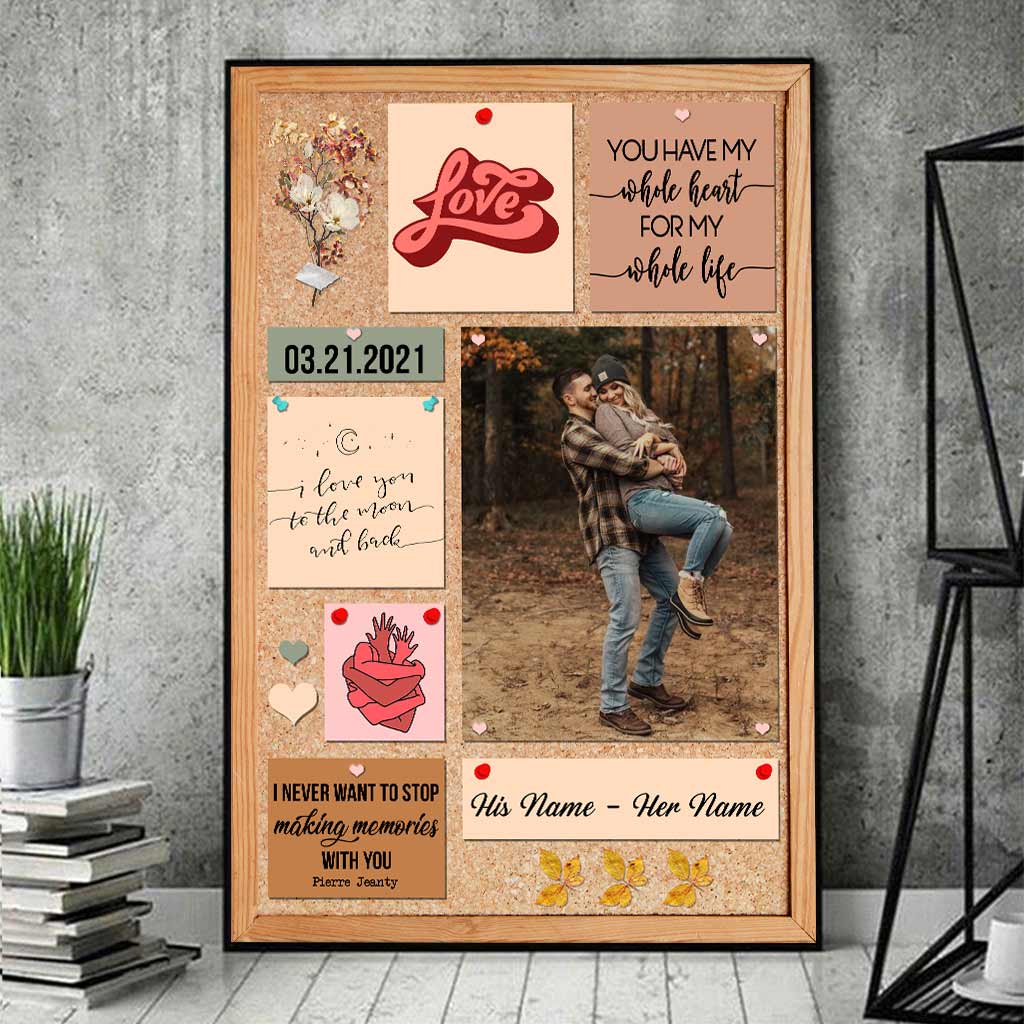 Everything Is Better With You - Personalized Couple Poster