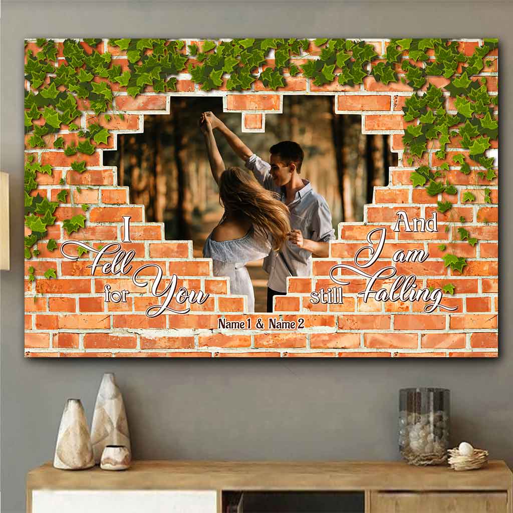 I Fell For You - Personalized Couple Poster