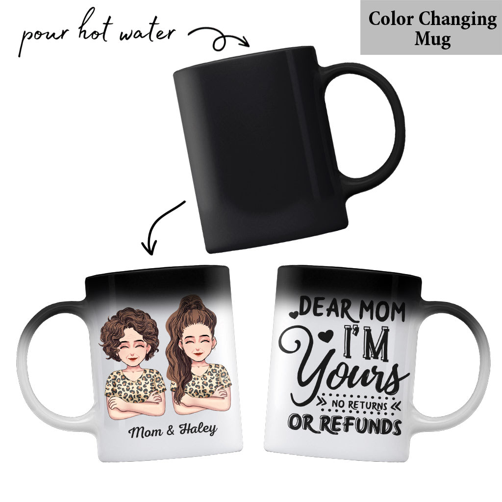 Dear Mom Dear Dad I'm Yours - Gift for mom, dad - Personalized Mug