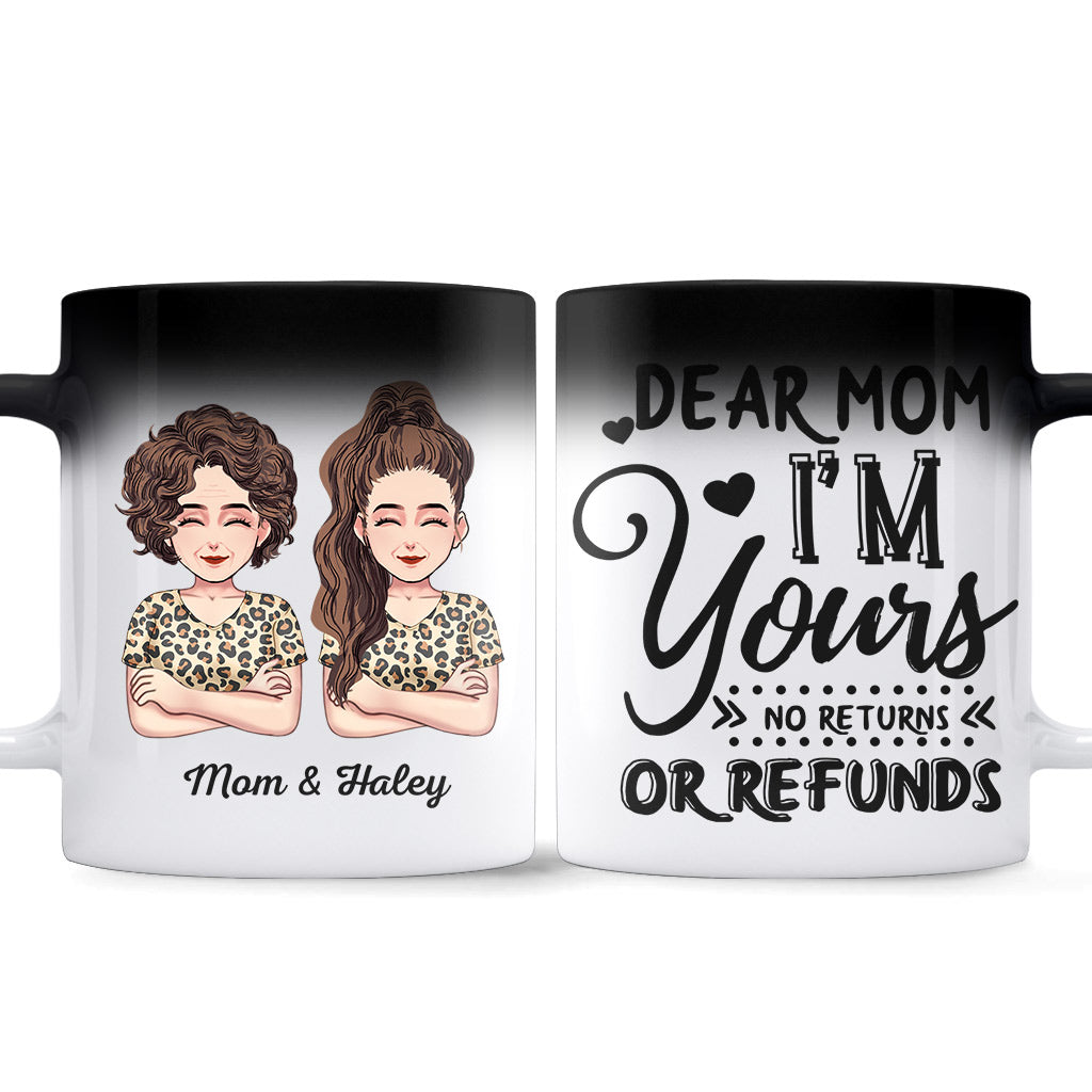 Dear Mom Dear Dad I'm Yours - Gift for mom, dad - Personalized Mug