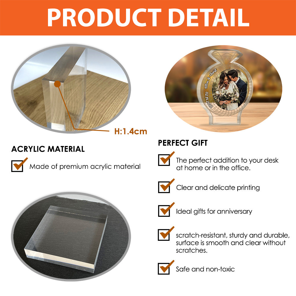 Always Have Always Will - Personalized Couple Custom Shaped Acrylic Plaque