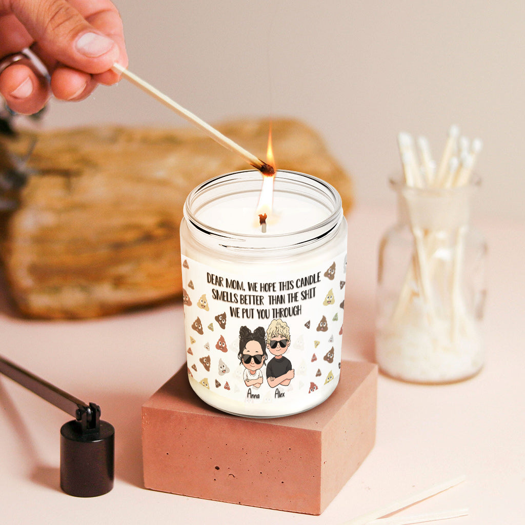 Dear Mom Dear Dad Funny Gift - Gift for mom, grandma, grandpa, dad - Personalized