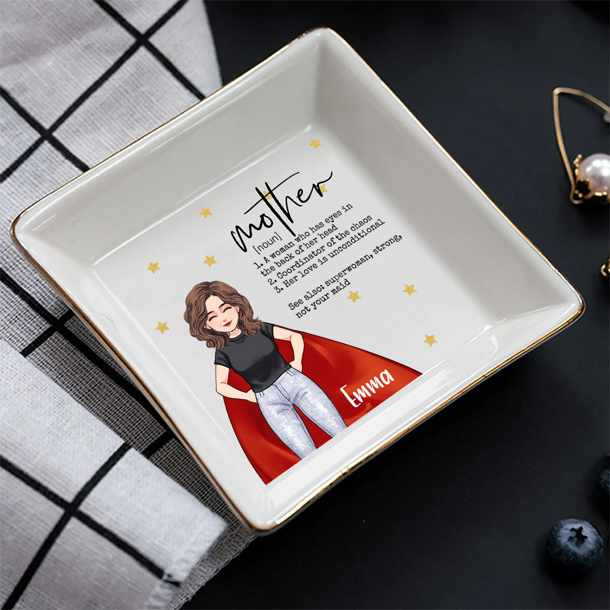 Mother - Personalized Mother's Day Mother Jewelry Dish