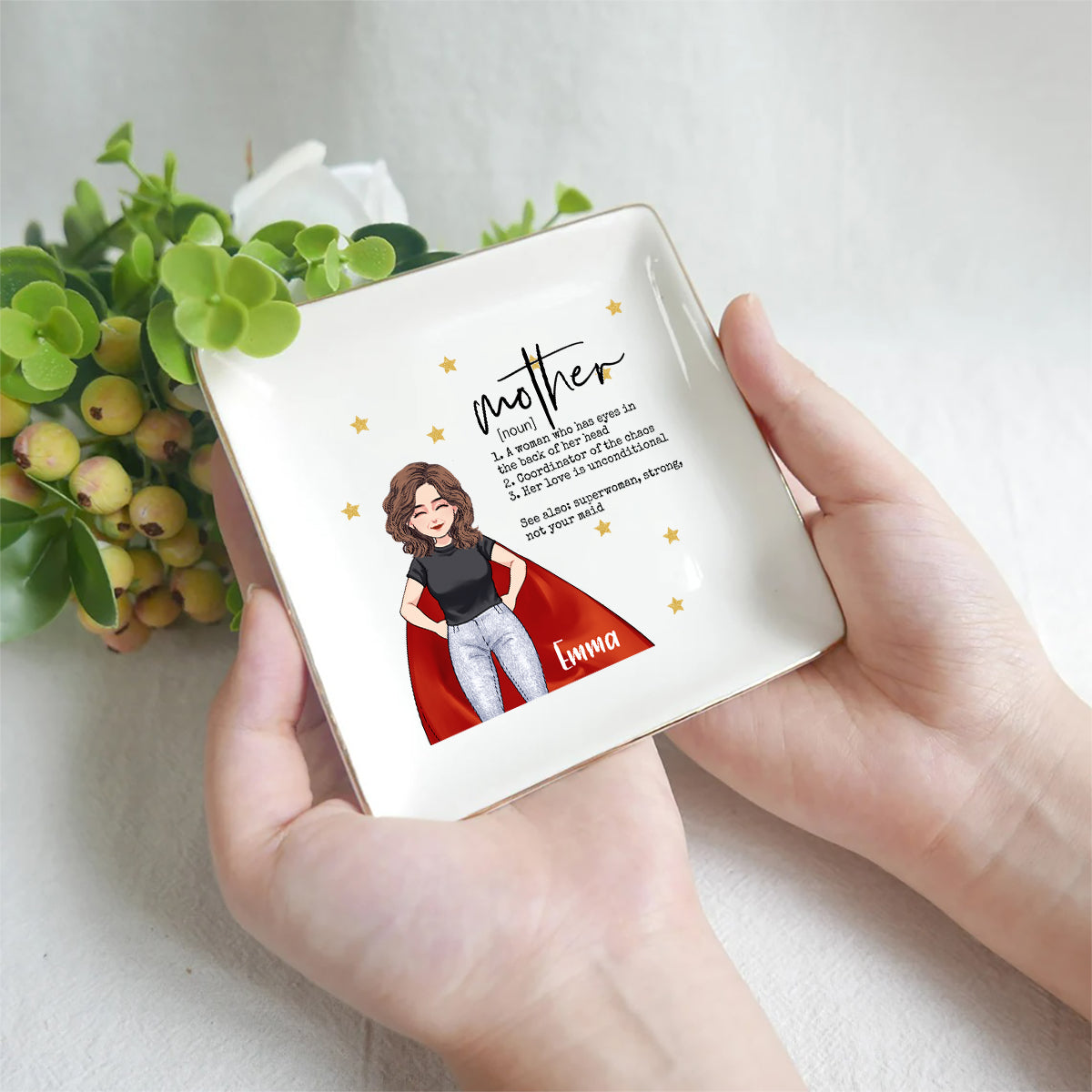 Mother - Personalized Mother's Day Mother Jewelry Dish