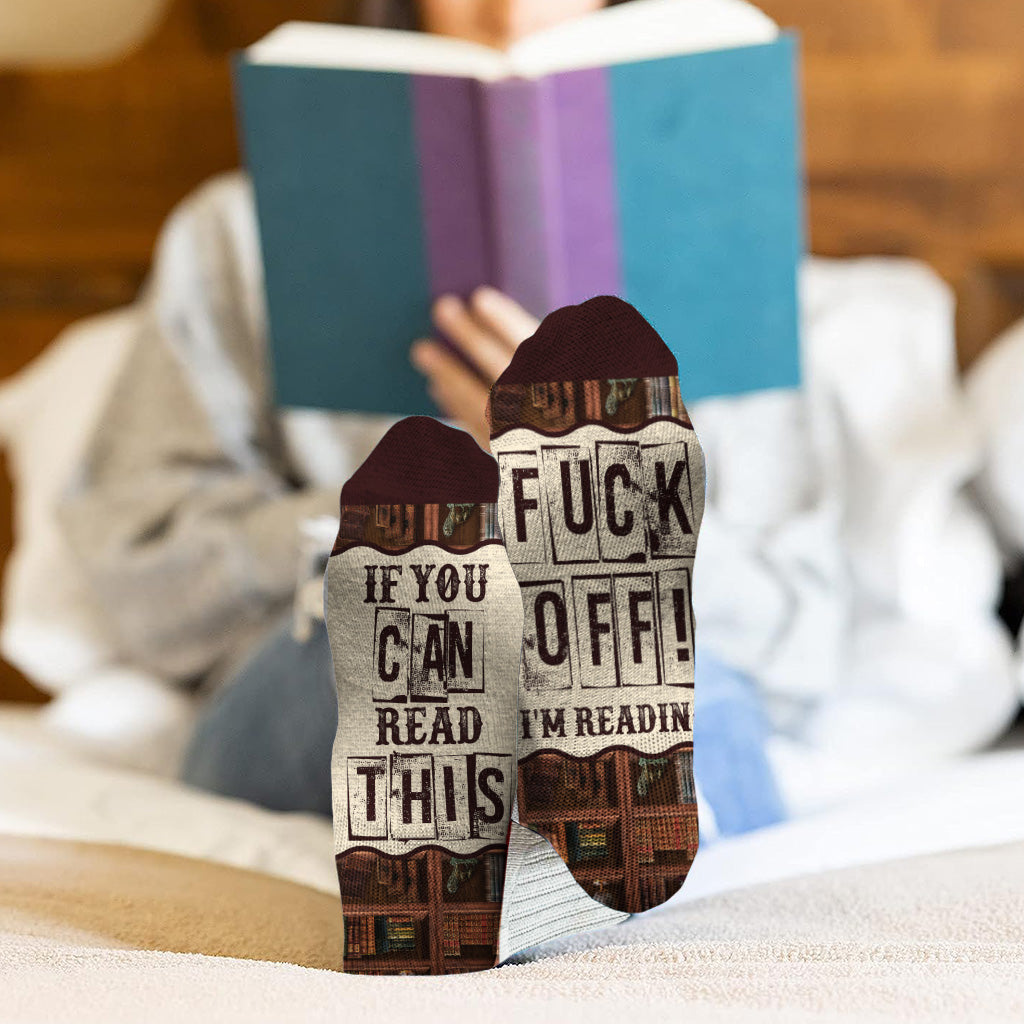 Si vous pouvez lire ceci - Chaussettes de lecture personnalisées