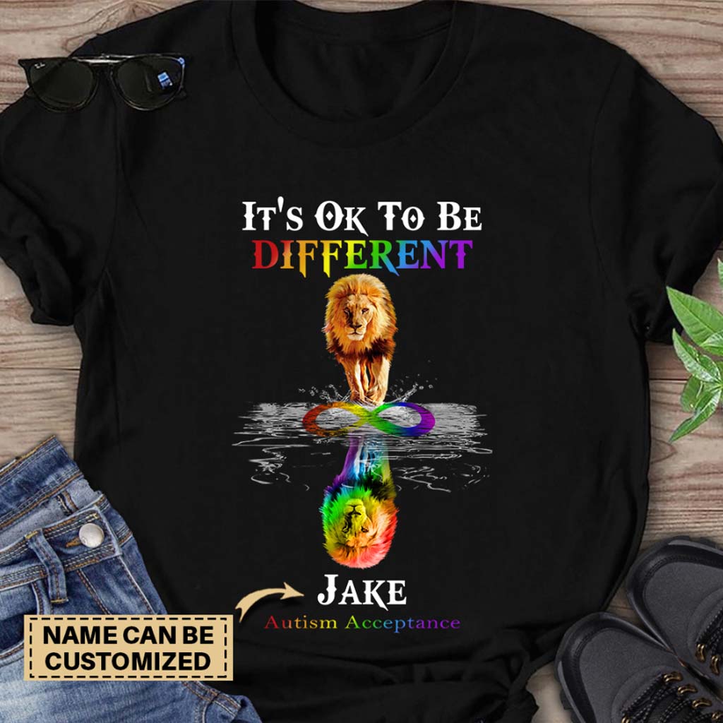 C'est normal d'être différent - T-shirt et sweat à capuche personnalisés pour l'acceptation de l'autisme