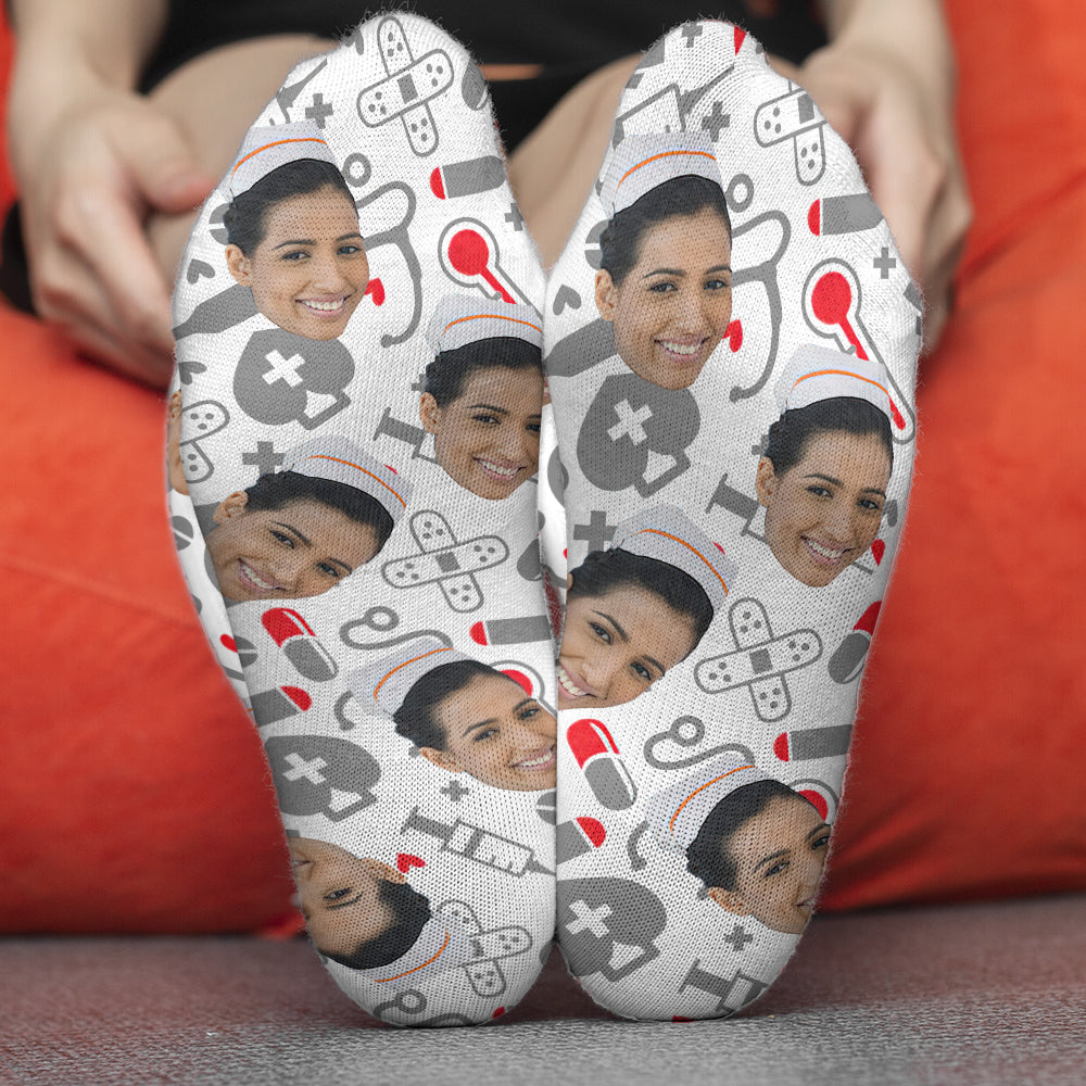 Vie d'infirmière - Chaussettes d'infirmière personnalisées