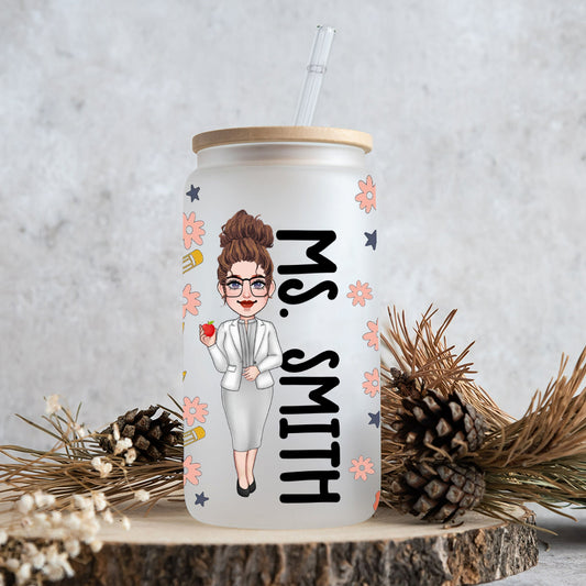 Tears Of My Students - Personalized Teacher Can Glass
