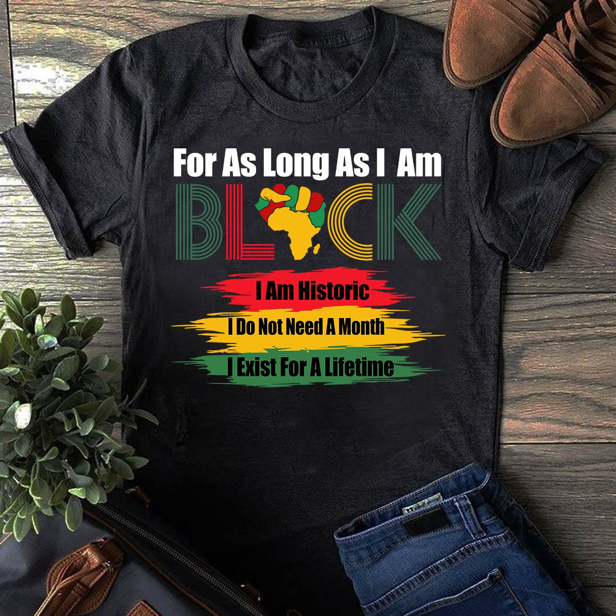 T-shirt et sweat à capuche « Je suis un Afro-Américain historique » 0224