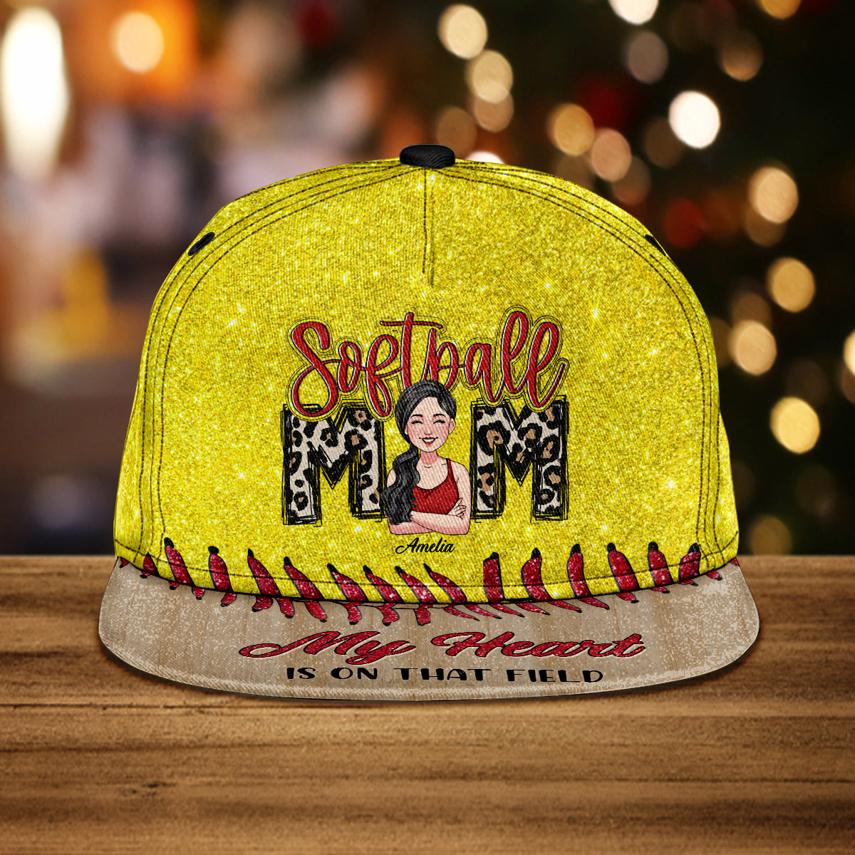 Softball-Liebe – Personalisierte Softball-Snapback-Jacke