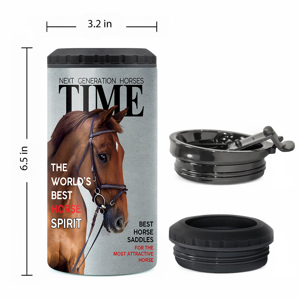Couvertures de magazines - Refroidisseur de canettes personnalisé pour chevaux