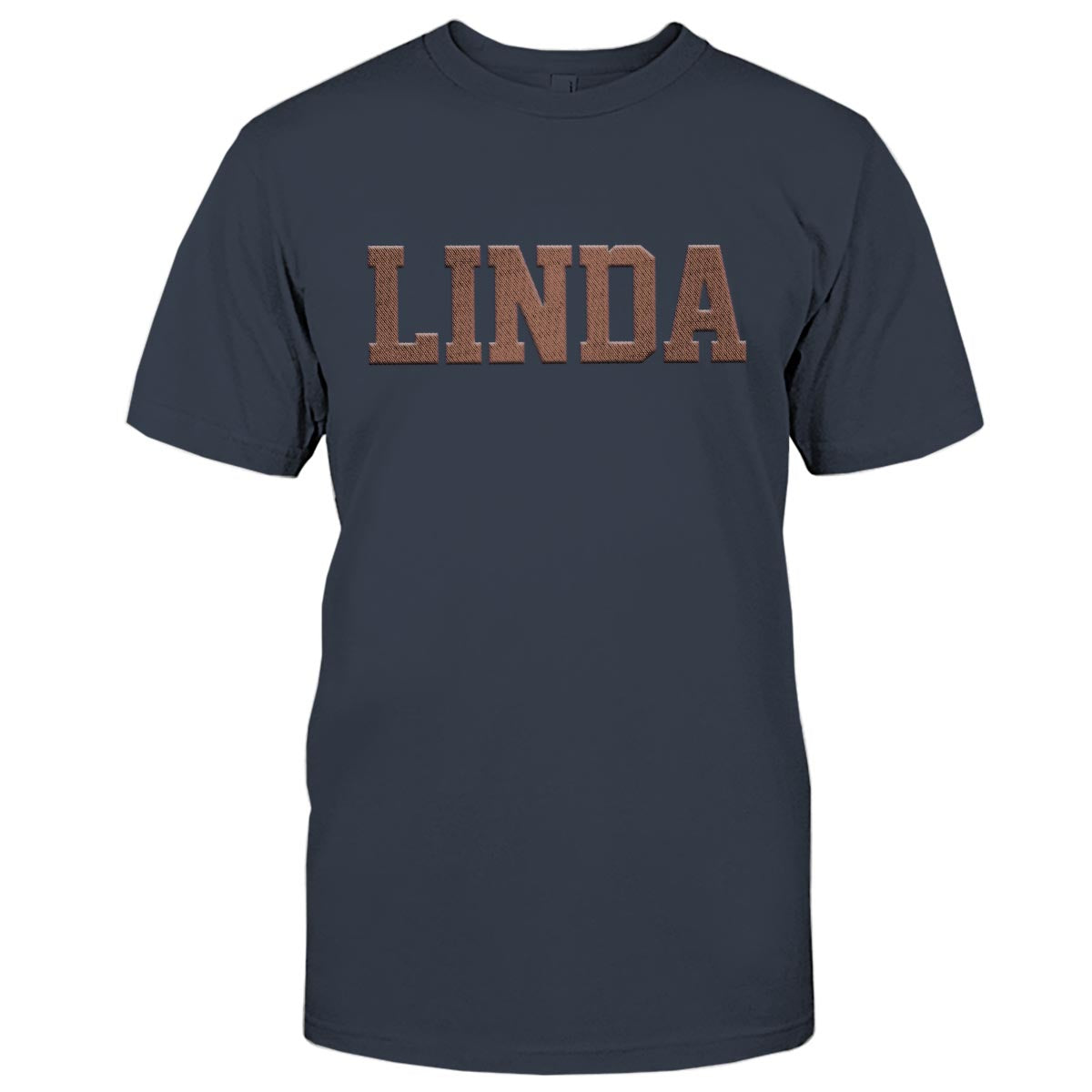 T-shirt brodé personnalisé avec nom - Bestie
