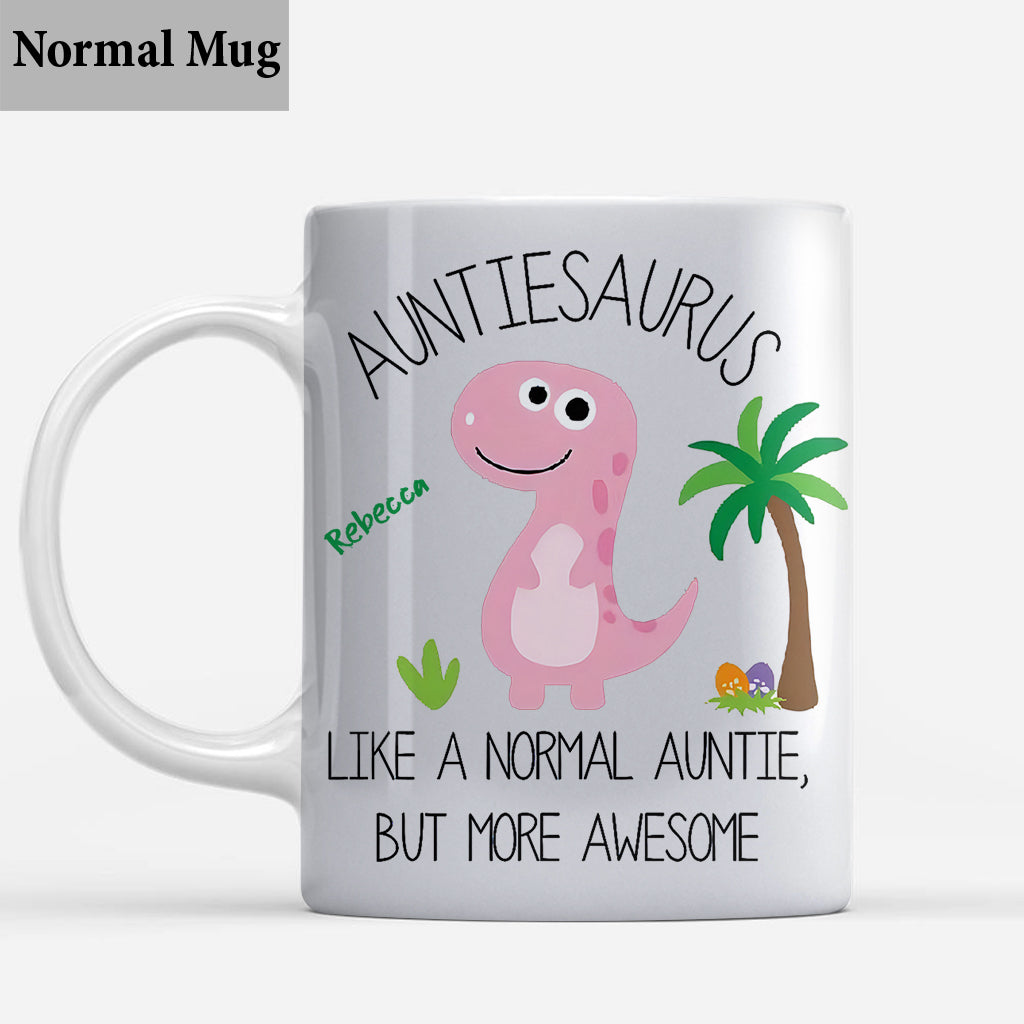 Tante Dinosaurier - Personalisierte Tante-Tasse