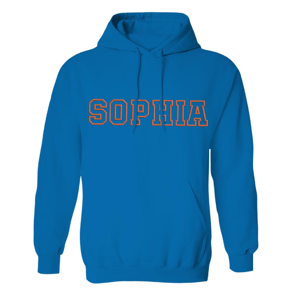 Custom Name - Personalized Step Mom Embroidered Hoodie
