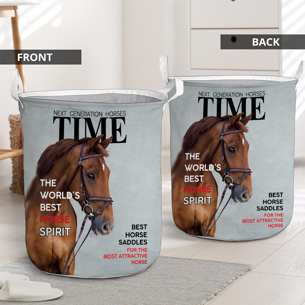 Magazine Covers - Personalized Horse Storage Basket