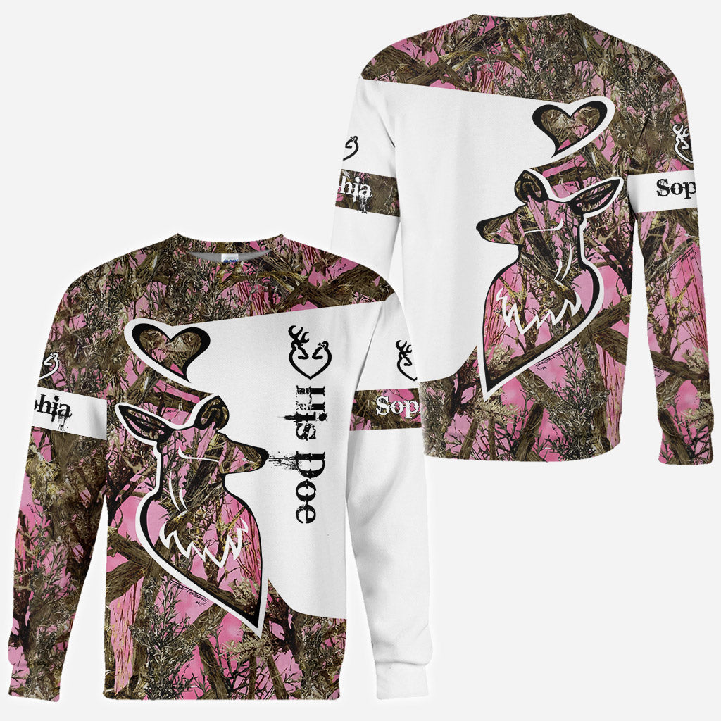 His Buck Her Doe - Personalized Hunting All Over Shirt