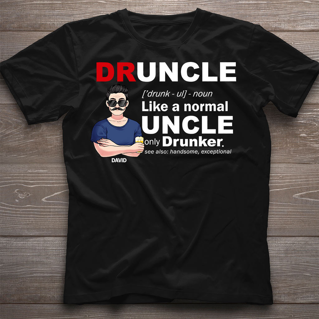 Druncle – Personalisiertes Onkel-T-Shirt & Hoodie