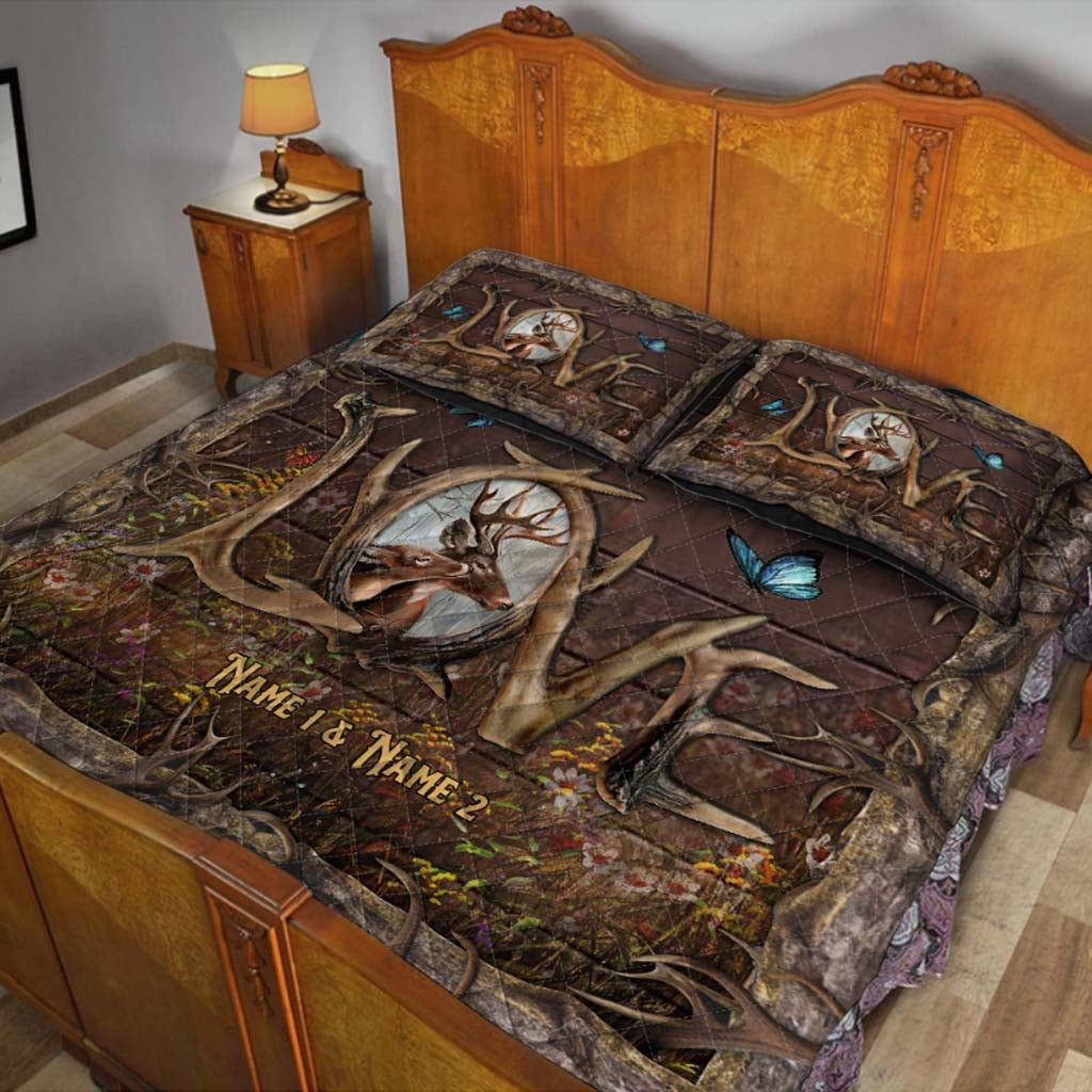 C'est nous - Ensemble de courtepointe de chasse personnalisé pour couple