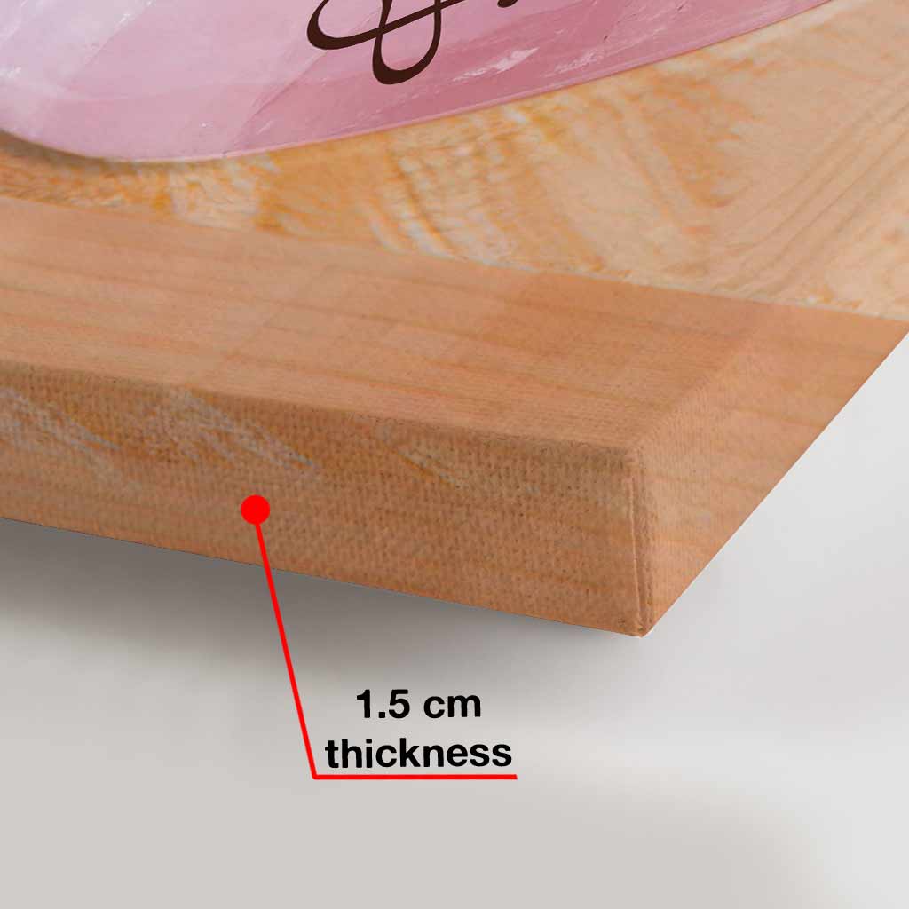 God Knew My Heart Needed You - Personalized Couple Poster