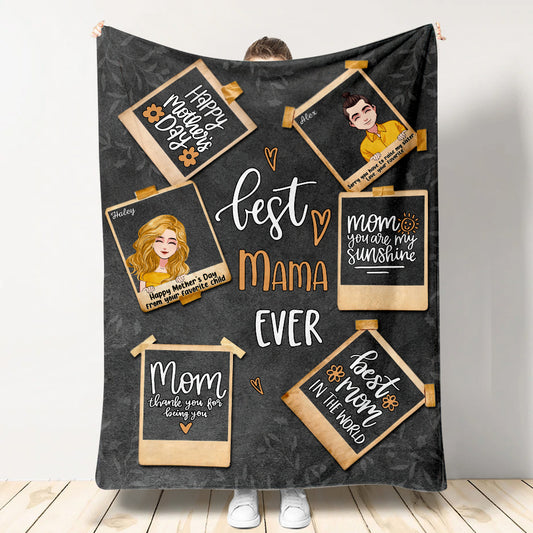 Mom We Love You Photos - Personalized Mother's Day Mother Blanket