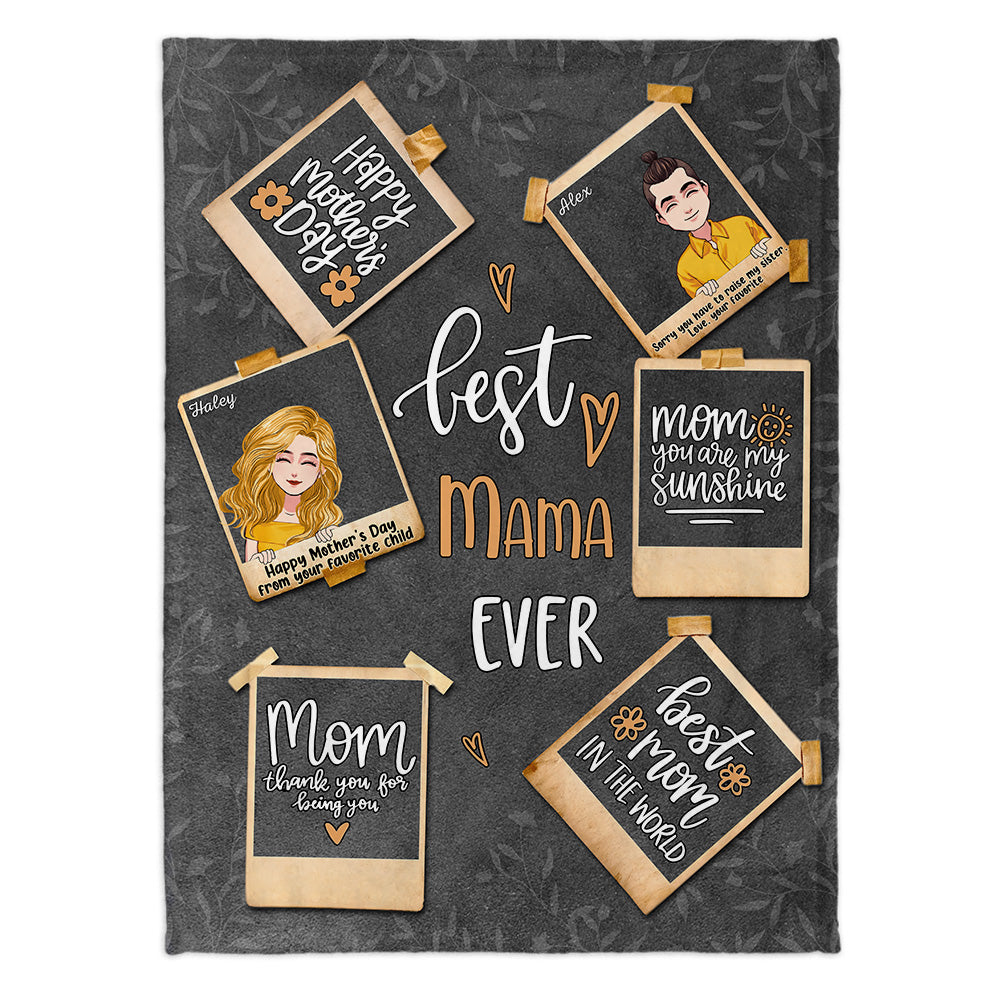 Mom We Love You Photos - Personalized Mother's Day Mother Blanket