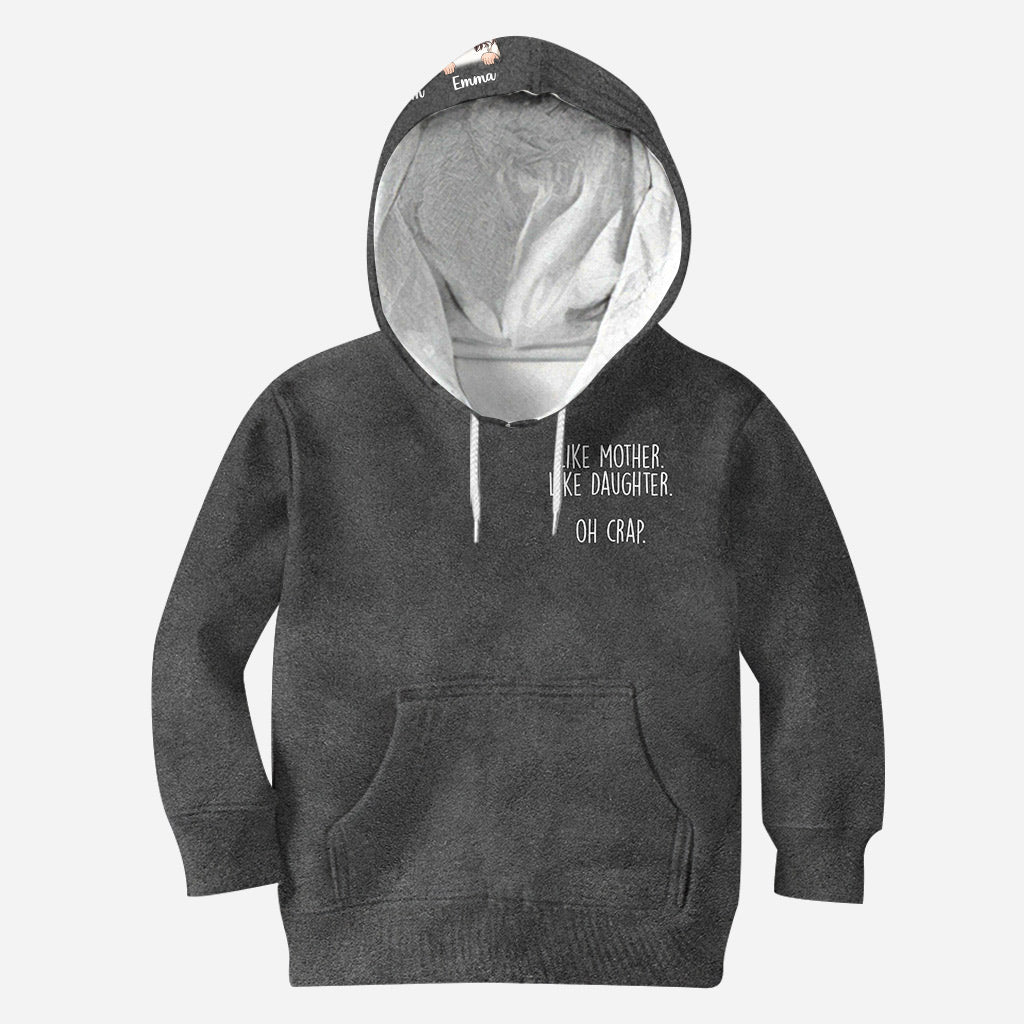 Like Mother Like Daughter - Gift for mom, daughter, son, toddler - child (2- 16 year) - Personalized All Over Shirt