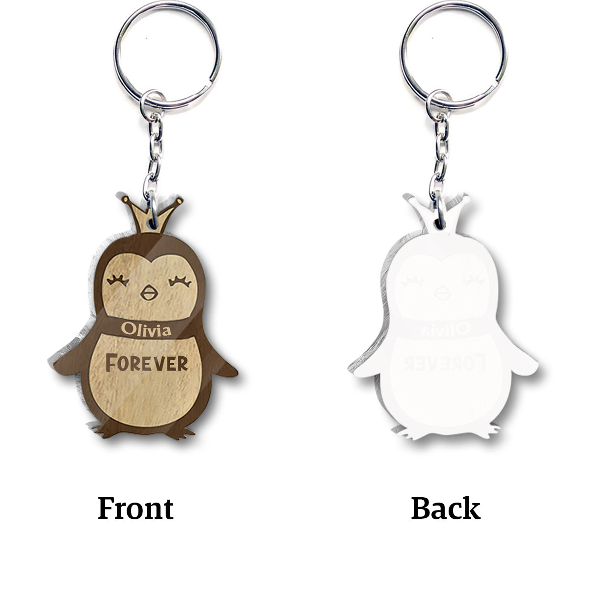 Let's Do This Forever - Personalized Couple Keychain