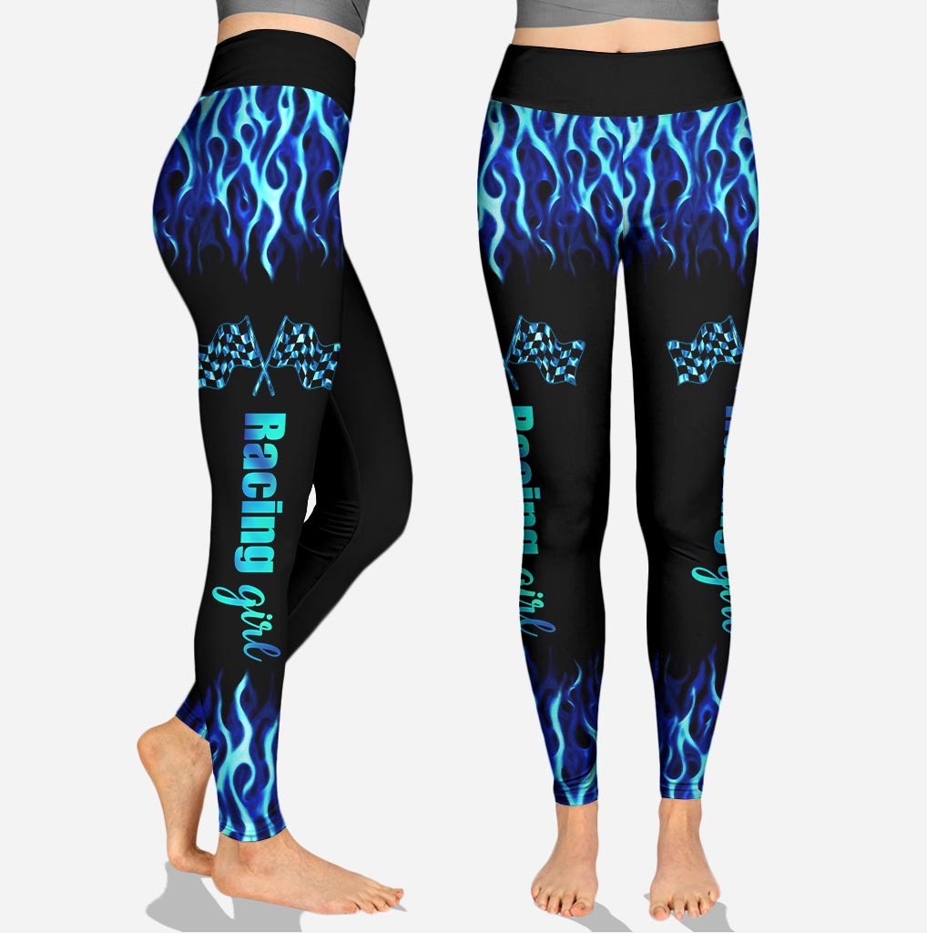 Ich bin immer noch heiß – Tanktop und Leggings mit Rennkreuzmuster