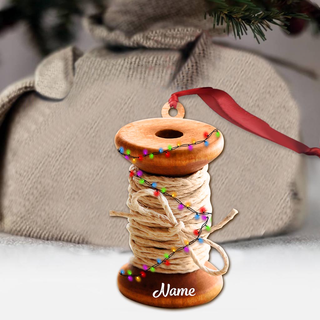 Nähzubehör-Kollektion – Personalisierter Weihnachtsschmuck zum Nähen (beidseitig bedruckt)