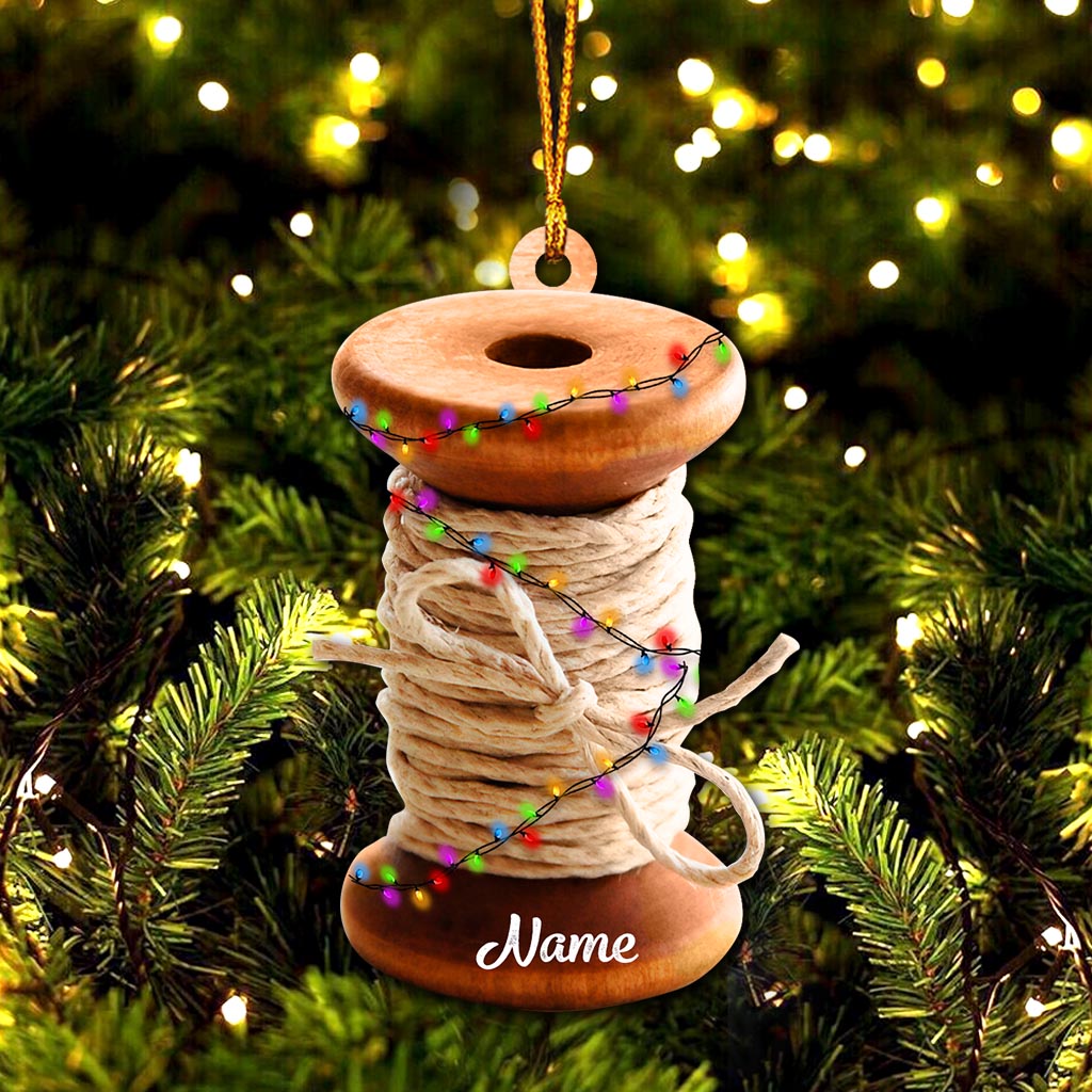 Nähzubehör-Kollektion – Personalisierter Weihnachtsschmuck zum Nähen (beidseitig bedruckt)
