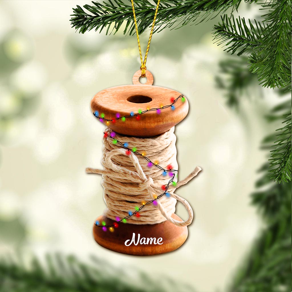 Nähzubehör-Kollektion – Personalisierter Weihnachtsschmuck zum Nähen (beidseitig bedruckt)