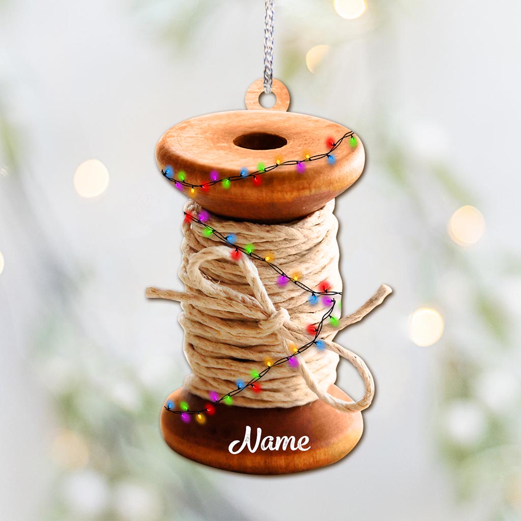 Nähzubehör-Kollektion – Personalisierter Weihnachtsschmuck zum Nähen (beidseitig bedruckt)