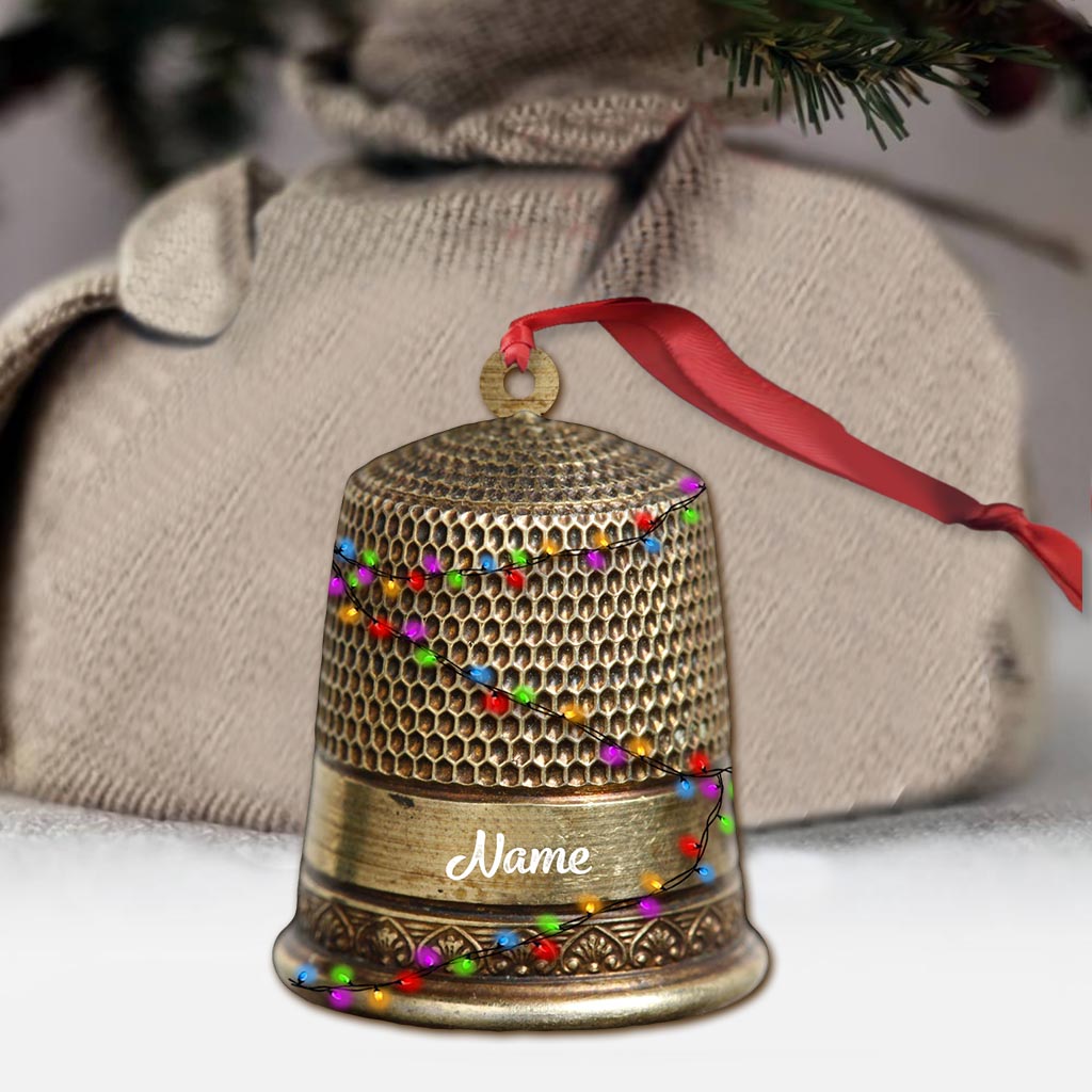 Nähzubehör-Kollektion – Personalisierter Weihnachtsschmuck zum Nähen (beidseitig bedruckt)