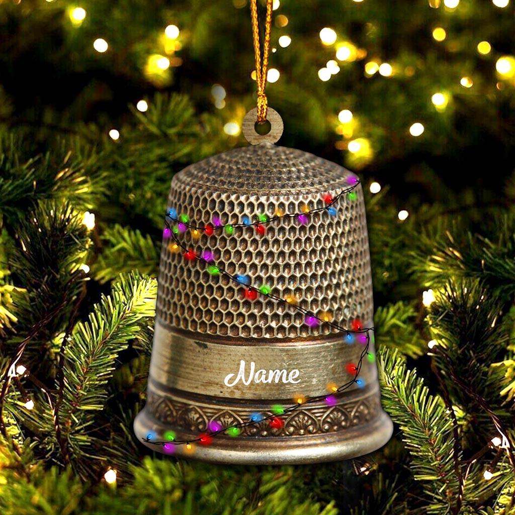 Nähzubehör-Kollektion – Personalisierter Weihnachtsschmuck zum Nähen (beidseitig bedruckt)