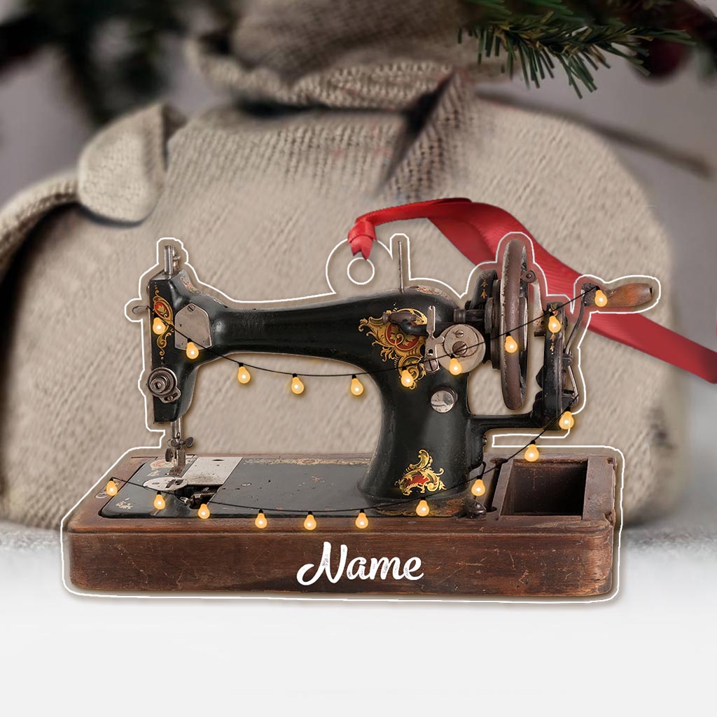 Nähartikel-Kollektion – Personalisierter transparenter Weihnachtsschmuck zum Nähen