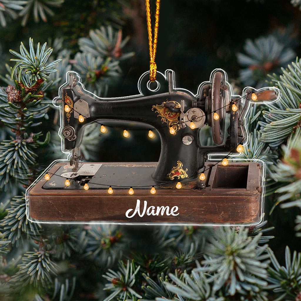 Nähartikel-Kollektion – Personalisierter transparenter Weihnachtsschmuck zum Nähen