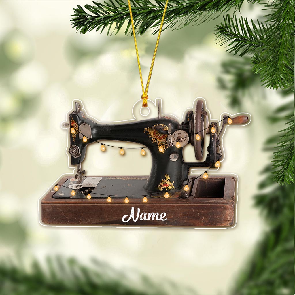 Nähartikel-Kollektion – Personalisierter transparenter Weihnachtsschmuck zum Nähen