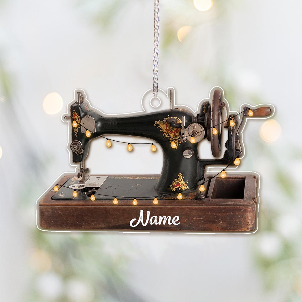 Nähartikel-Kollektion – Personalisierter transparenter Weihnachtsschmuck zum Nähen