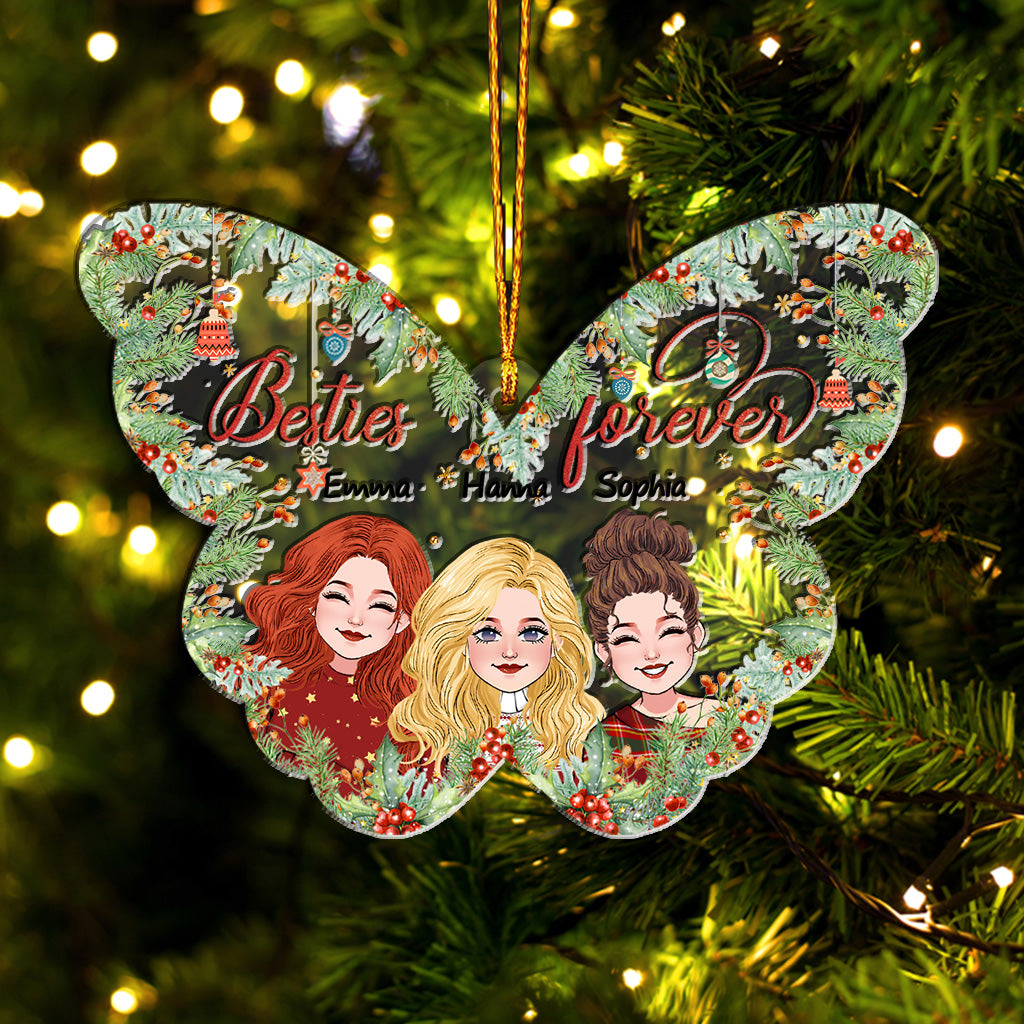 Besties Forever - Personalized Bestie Ornament