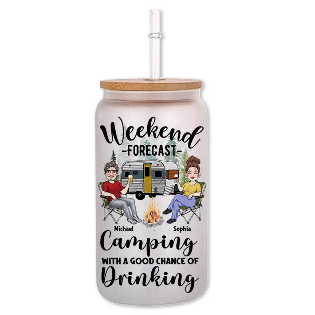 Wochenendvorhersage – Personalisierte Camping-Dosengläser