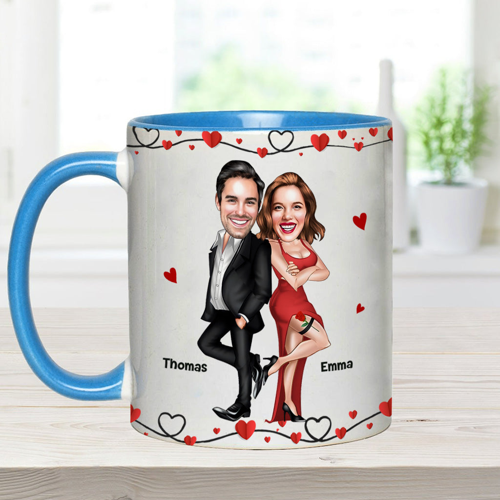 Congrats On Being My Husband - Personalized Couple Accent Mug
