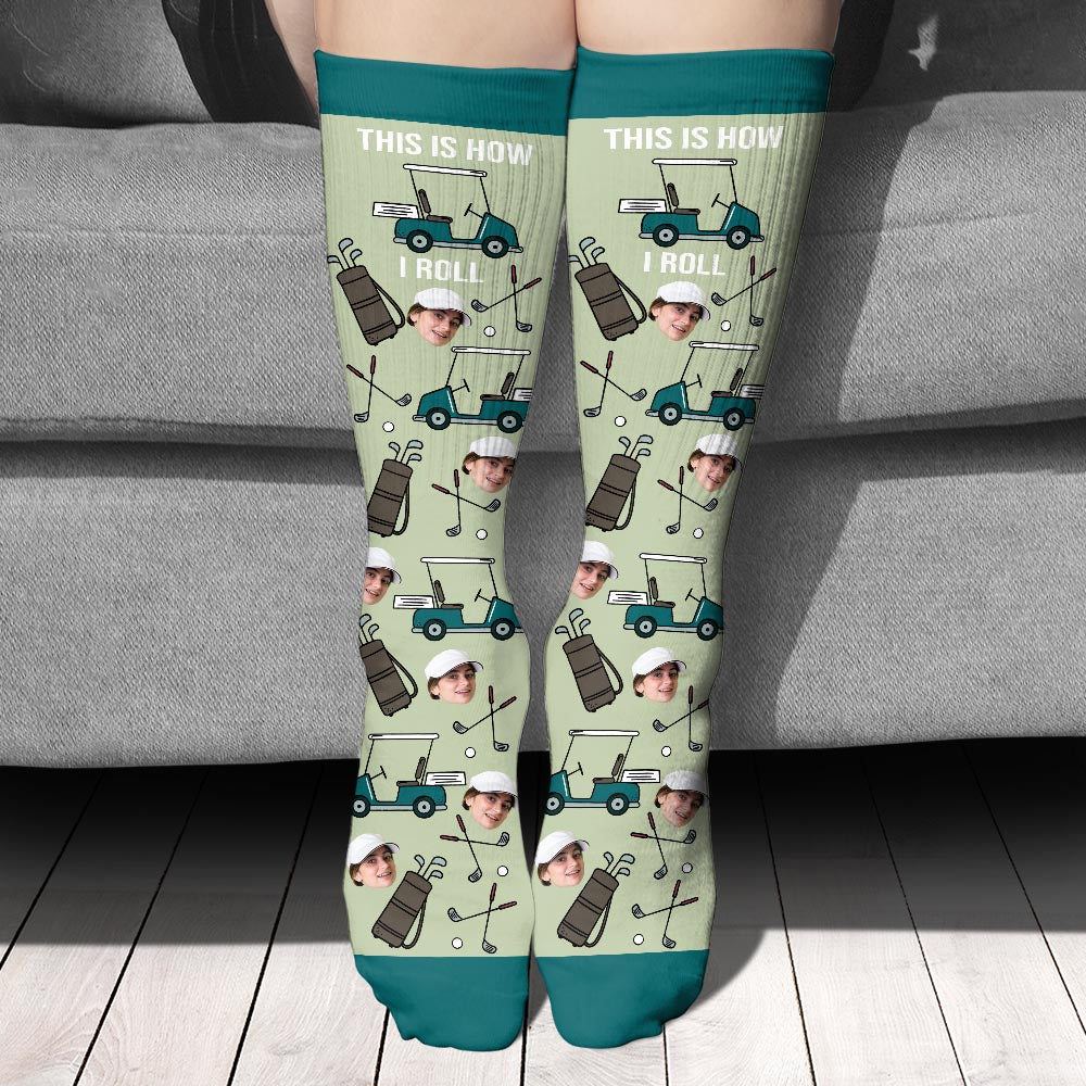 This Is How I Roll - Personalized Golf Socks