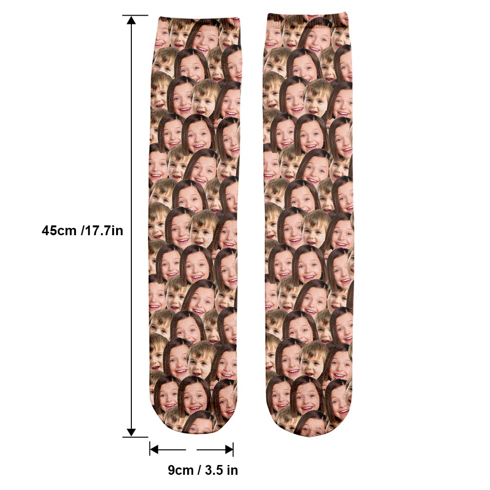 Chaussettes personnalisées pour enfants avec motif imprimé