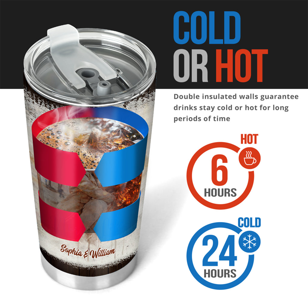 The Day I Met You - Personalized Couple Tumbler