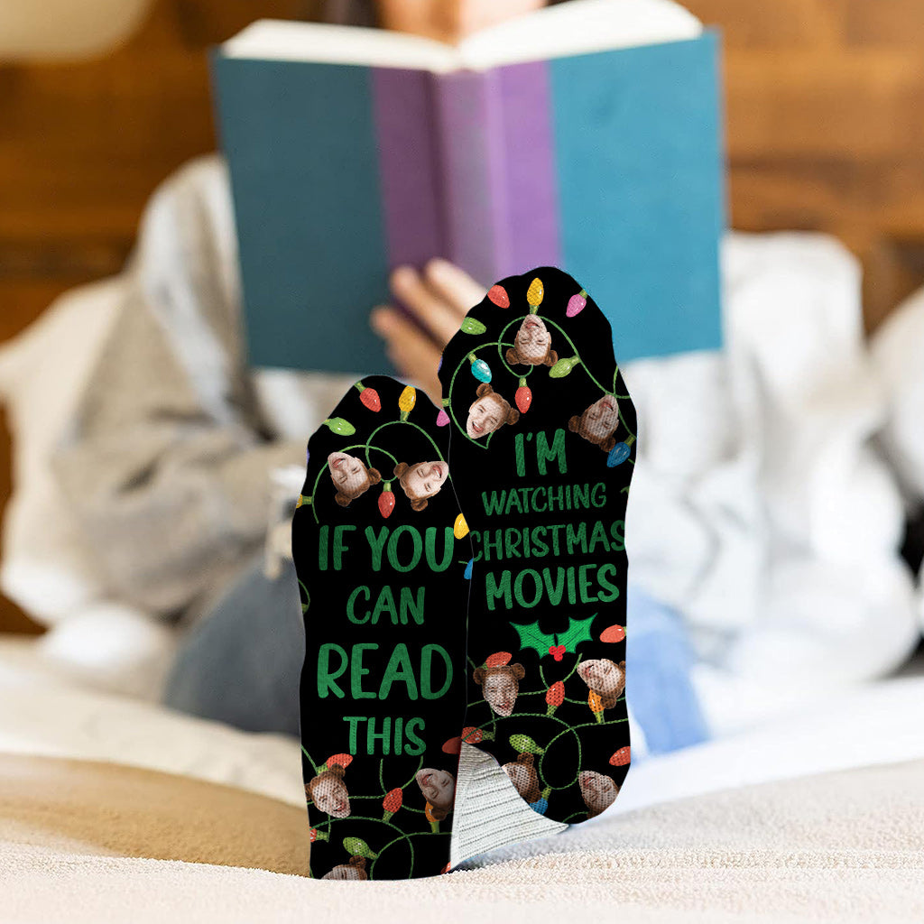 Wenn du das lesen kannst – personalisierte Weihnachtssocken