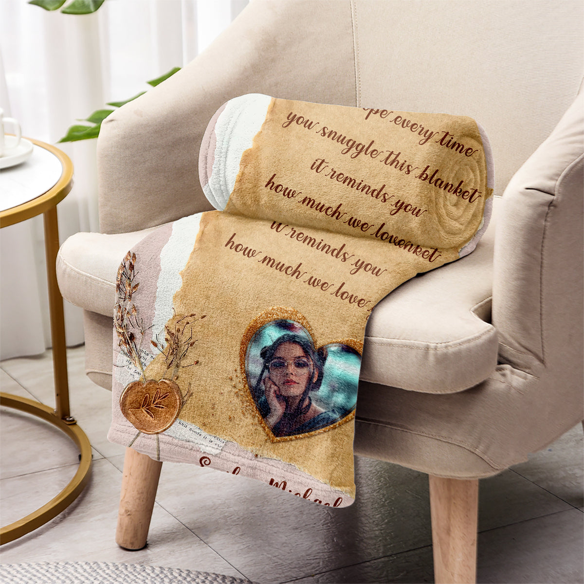 Oma Mama – Geschenk für Oma, Mama, Papa, Opa, Tante, Onkel, Schwester, Bruder, Ehemann, Ehefrau, Freundin – Personalisierte Decke